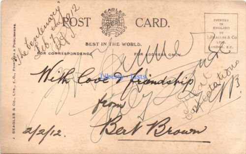 Charles Dickens Centenary Souvenir J Beagles & Co Postcard c.1912 - Picture 2 of 2