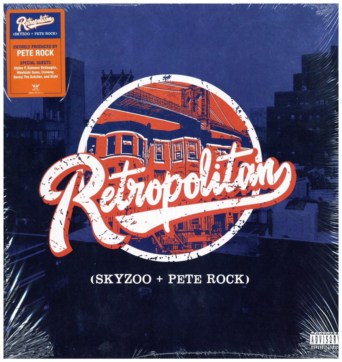 洋楽 Skyzoo Retropolitan Pete Rock Blue vinyl Skyzoo & Pete Rock - Retropolitan (Blue Vinyl) '19 LP US ORG!EX/NM