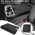 Fits 2007-2013 Chevy Silverado Jump Seat Middle Console Lid Armrest Cover Black