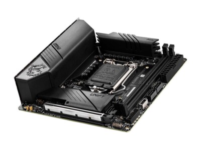 MSI MEG Z490I UNIFY LGA 1200 Intel Z490 SATA 6Gb/s Mini ITX Intel