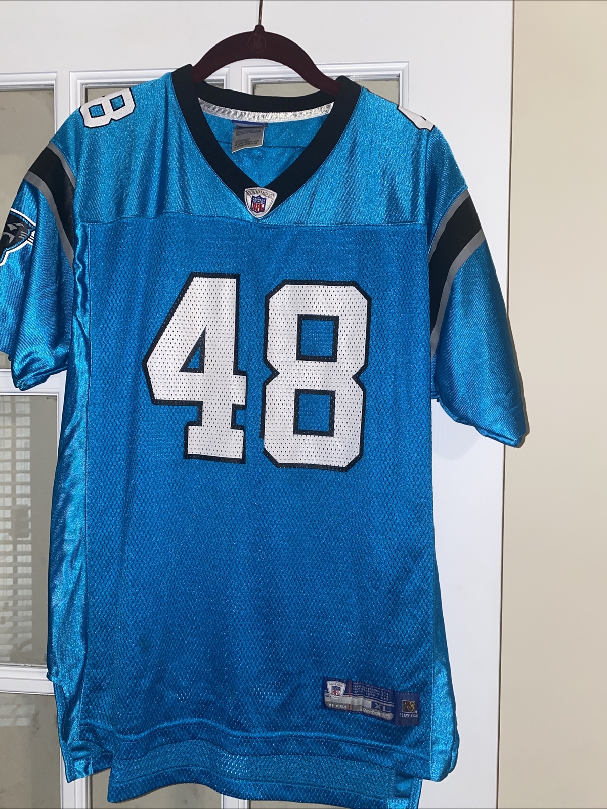 Kuechly 59 Carolina Panthers 59 Jersey Carolina Panthers Shirt Blue Luke  Kuechly #59 Carolina Panthers, image size:1200x1600
