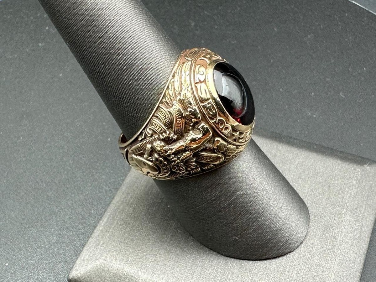 1939 West Point 14kt Gold Tiffany Co Military Ring