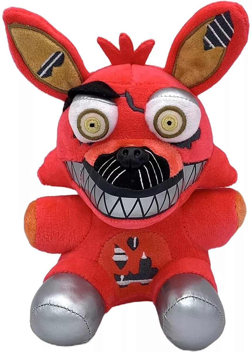 WA33N Ready Stock 25cm FNAF Nightmare Freddy Foxy Bonnie Plush Toys Five  Nights at Freddy's Soft Stuffed Animal Dolls