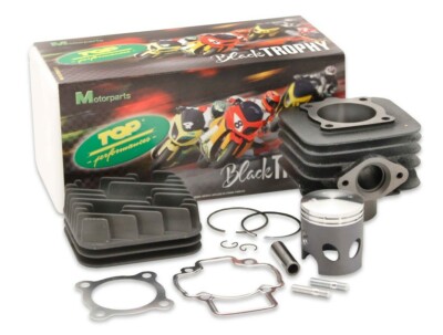 Black trophy engine cylinder top black D48 71cc Gilera Typhoon 50 X 1998-1999