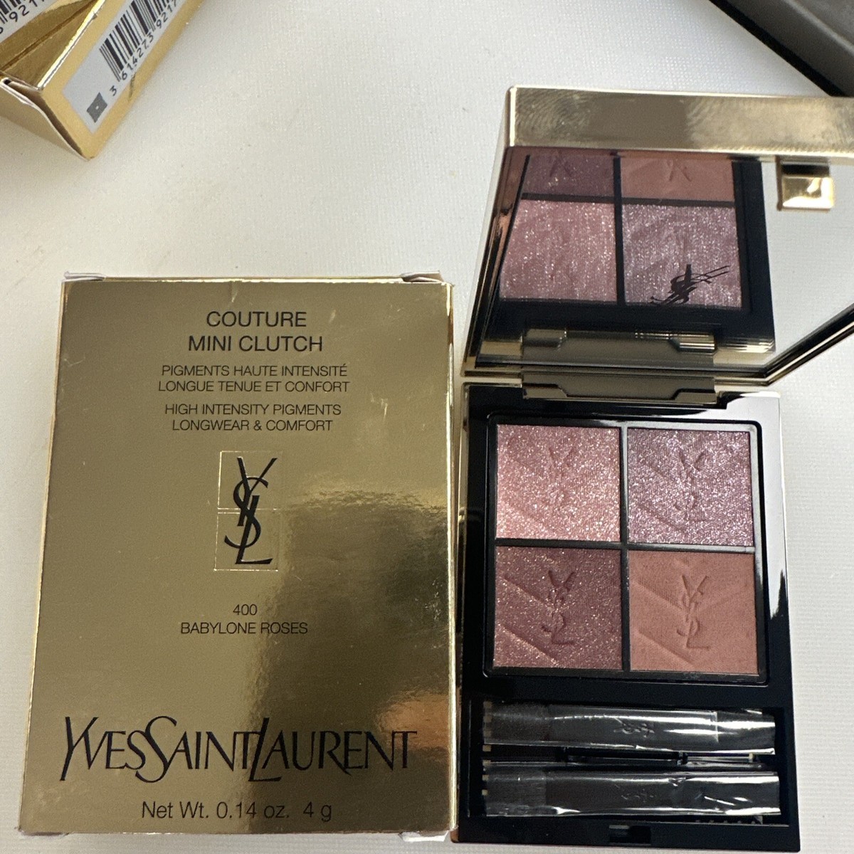 YVES SAINT LAURENT COUTURE MINI CLUTCHLONGWEAR PIGMENT