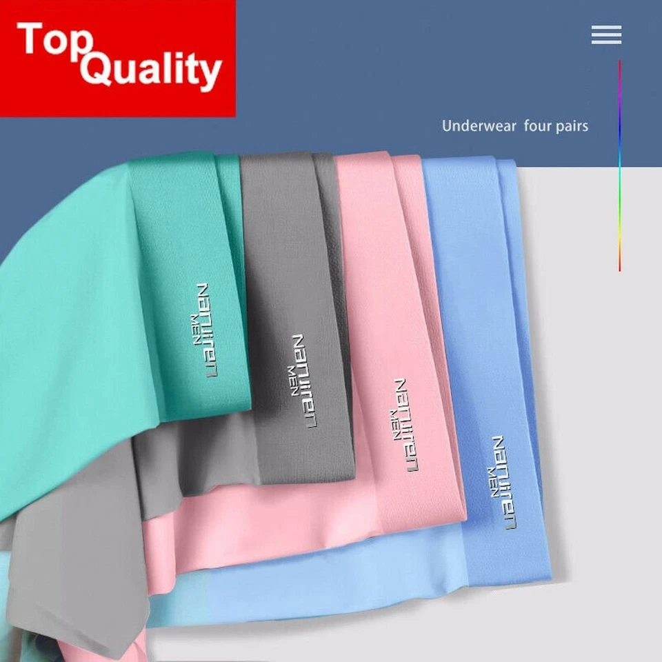 Paquete de 4/3/2 calzoncillos boxer ropa interior para hombre con cintura cómoda flexible colorida Foto 4 de 4