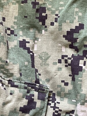 US Navy Combat AOR2 Pants 33 SHORT NWU Type III Trousers Camo