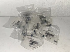 LOT OF 9 DE-STA-CO 201208-SS FLAT-TIP BONDED NEOPRENE SPINDLE. STAINESS STEEL