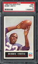 1965 Philadelphia Football #95 Bobby Smith PSA 9