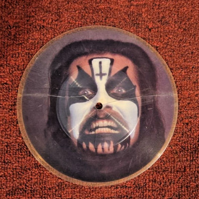 MERCYFUL FATE BLACK MASS- 7'' Picture Disc DAMAGED-STILL PLAYABLECOLLECTOR'S ITEM