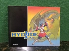 Hydlide Nintendo NES Authentic Game Cartridge Case & Inserts - Tested