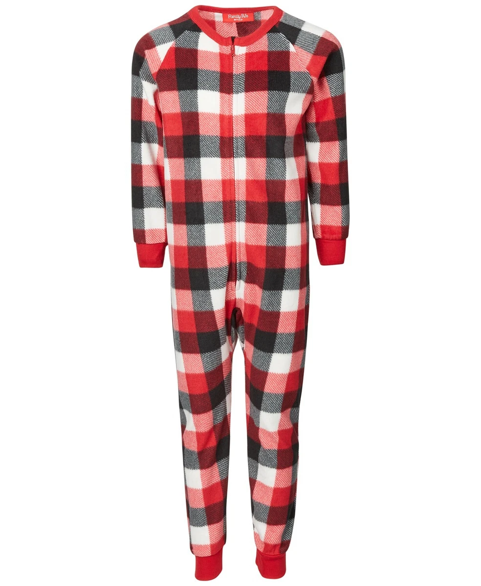 Family Pajamas Matching Kids Buffalo Check One Piece Trio Buffalo