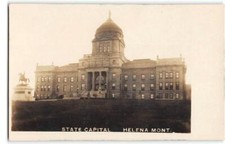 RPPC State Capital HELENA, MONTANA Rob't Aerne 1910s Vintage Photo Postcard