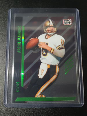 Archie Manning - Leaf Pro Set Pure 2024 - New Orleans Saints - Green - /49