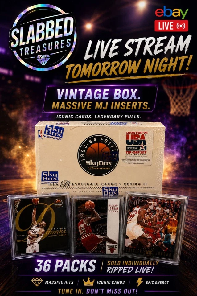 🏀 THURSDAY SINGLES WITH THE SLABBED GIRLS - SLABS, AUTOS, SSPs & PATCHES🔥