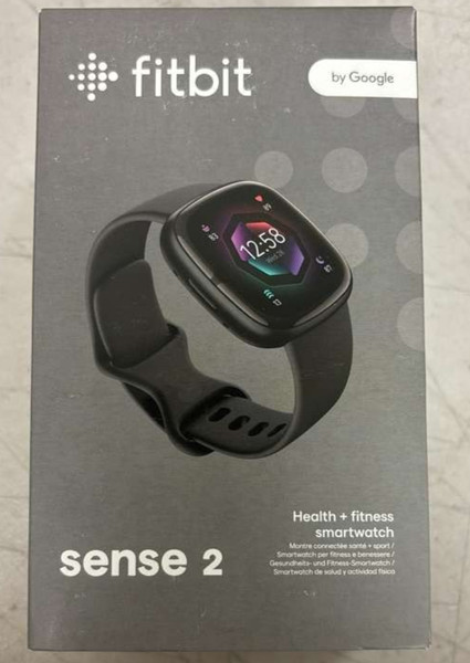 Alternate view of Fitbit Sense Advanced Health Fitness Smart Watch Fb521bkgb-us Shadow Gray