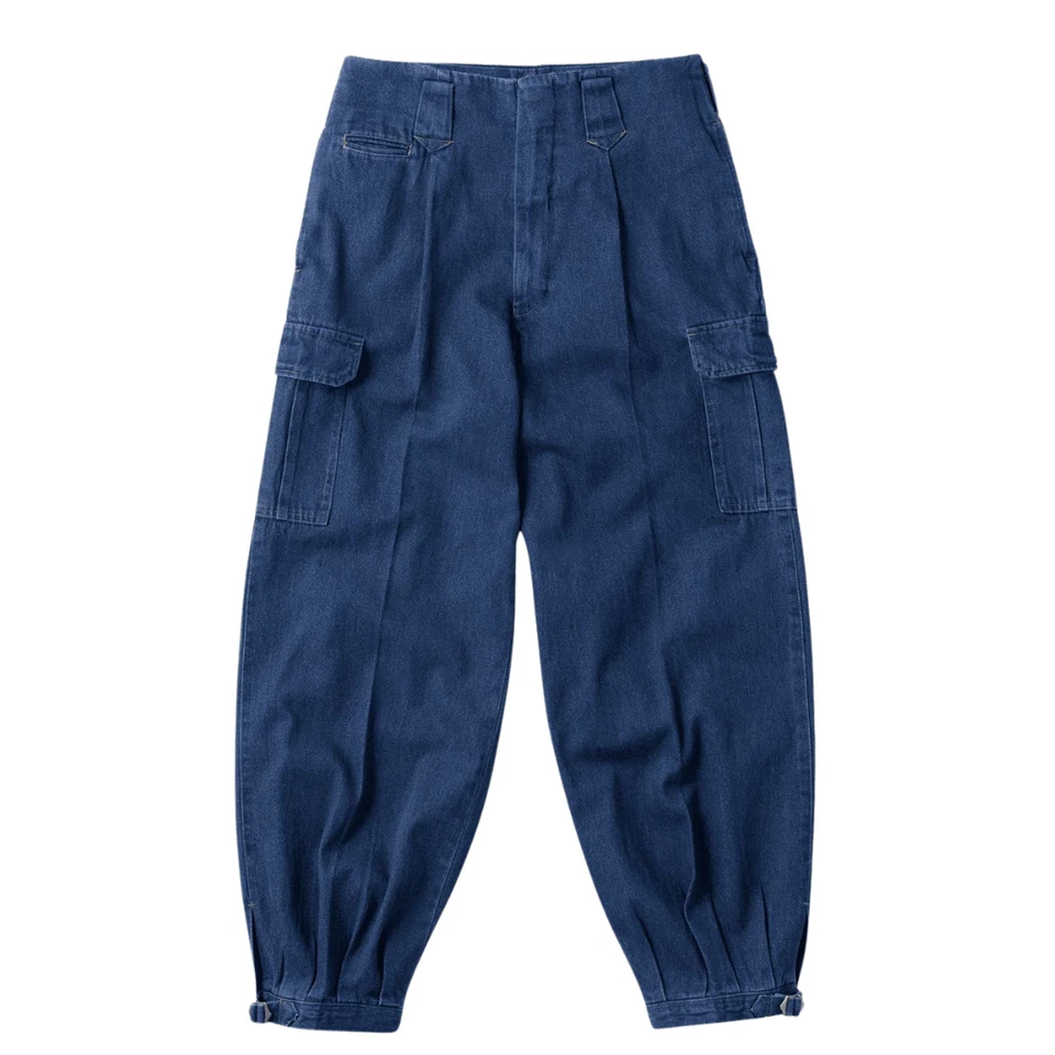 Pantalones de trabajo japoneses HOOH 1454 Tobi Nikkapokka Ninja Denim Foto 2 de 4