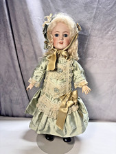 Antique German Simon Halbig 550 Bisque Head Doll Hand Made Costume 21" JB-1
