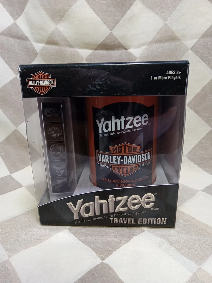 Harley Davidson Yahtzee Game Hasbro USAopoly 2008 - New Factory Sealed - Image 3 of 4