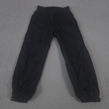 VINTAGE Columbia Pants Womens L Black Tapered Leg Nylon Ski Snow Snowboard 90s