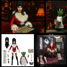 Elvira Very Scary Christmas - Mistress of the Dark 8-Inch Clothed Action Figure