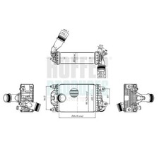 HOFFER Ladeluftkühler PORSCHE 3,0 3,8 9P1145621A HOFFER Ladeluftkühler PORSCHE 3,0 3,8 9P1145621A