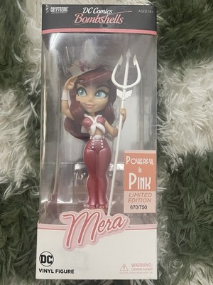DC Comics Bombshells Cryptozoic Mera Powerful In Pink Limited Edition Figure