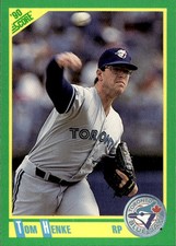 1990 Baseball Score #157 Tom Henke card