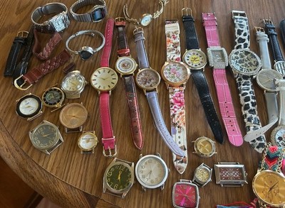 Watch Lot Different Variations Of Watches Not Tested