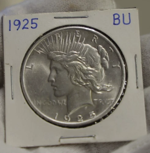 1925 US Peace Silver Dollar $1 Unc