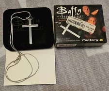 Buffy the Vampire Slayer's Cross Necklace Original Box Factory X Prop Replica