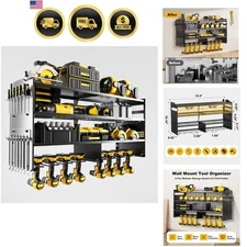 Power Tool Organizer Wall Mount Rack Heavy Duty Storage Garage Shelves
