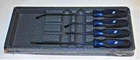 Snap-on Tools USA NEW 4pc Soft Grip BLUE Seal Removal Tool Set SGSR104AMB