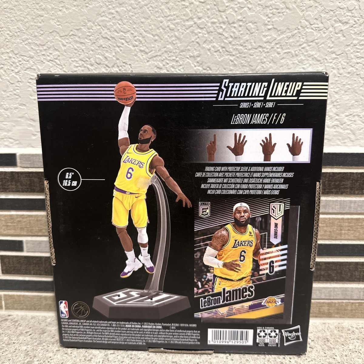 Hasbro x NBA Starting Lineup LeBron James 6 inch Figure * Open Box