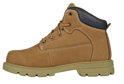 DieHard Footwear Herren 6" Ladegerät Weiche Spitze Arbeitsstiefel Weizen - DH60885 - Bild 3 von 7