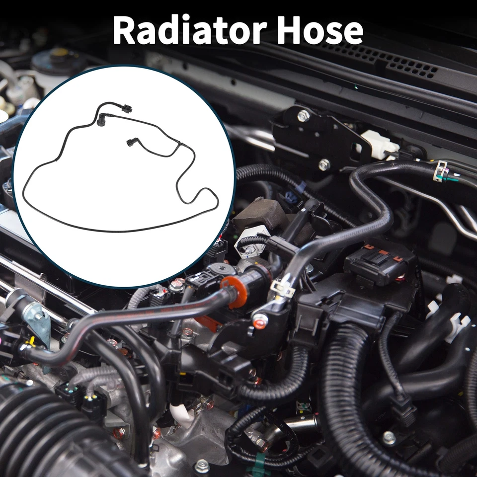 Tubo de refrigerante de manguera de radiador para Volvo XC60 2014-2024 plástico negro 1 pieza Foto 2 de 4