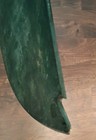 Primitive Antique 1851 Painted Scandinavean "Skätkinvar" Flax Scutching Knife — photo 10
