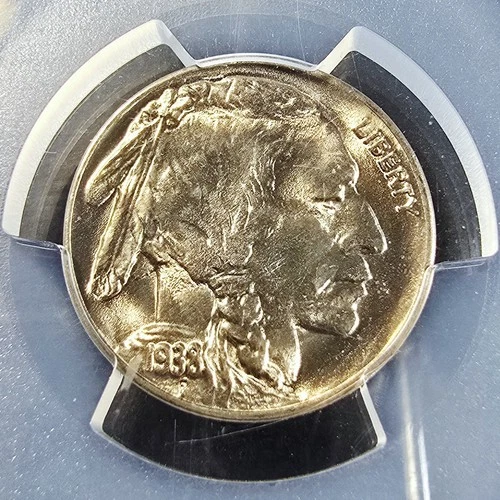 1938-D Buffalo Nickel 5C PCGS MS66 Graded BU Brilliant Uncirculated Certified 🪙