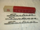 Three Vintage 1961 1962 Ford Galaxie Sunliner Chrome Emblem Script 11.75