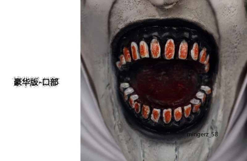 Scary Cosplay The Nun Full Face Halloween Mask Costume Horror Creepy Party Props - Image 3 of 4