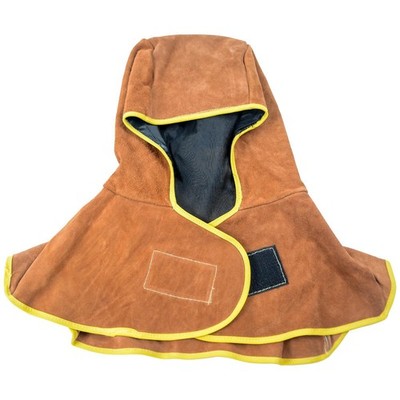 TRQWH Leather Welding Hood, Heat Resistant Neck & Shoulder Protector