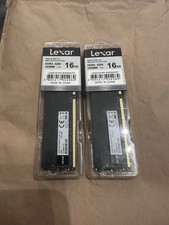 Lexar DDR4 UDIMM RAM 32GB (2 x 16GB) 3200MHz CL22 Gaming Memory KiT Pair Set