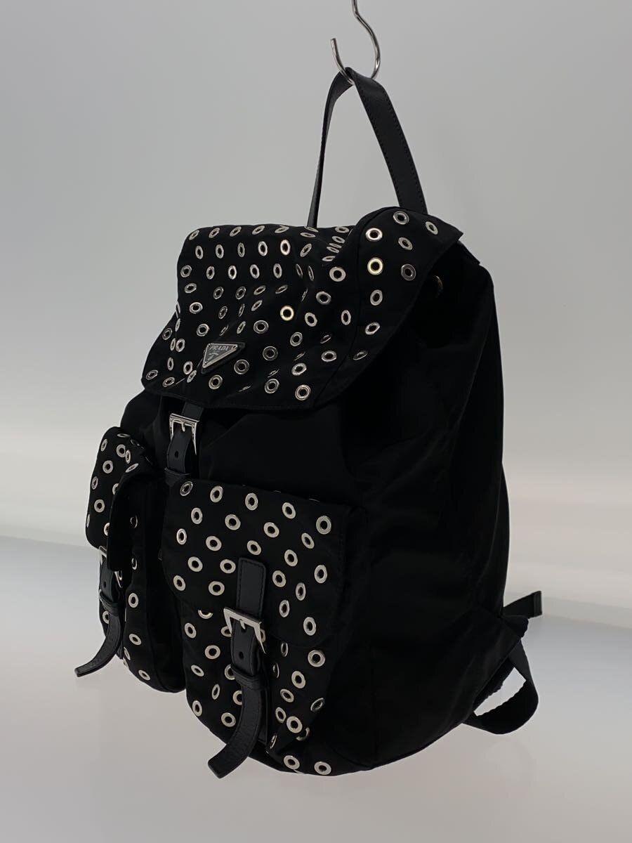 PRADA Backpack Punching Triangular Logo Plate Nyl… - image 2