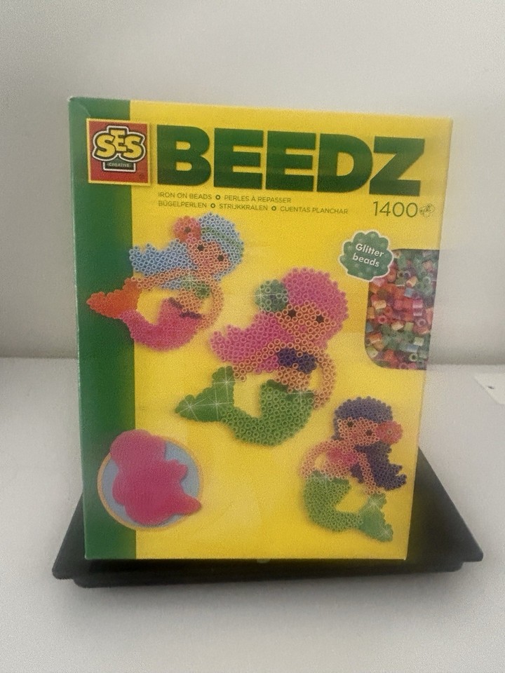 SES Creative BEEDZ Perles à repasser Glitter Beads 1400 perles