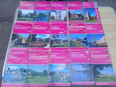 Job Lot Of 15nr Ordnance Surrey Landranger Second Series Maps - Image 1 of 4