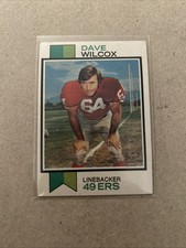 🟢1973 Topps Dave Wilcox #360 San Francisco 49ers Football Vintage