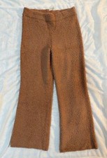 NWT Aerie Women's Lt Brown Marshallow Fuzzy SOFT Cozy Lounge Pants Large