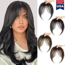 Bangs Hair Clip in Bangs Fringe with Temples Hairpieces for Women Hair Bangs NEW