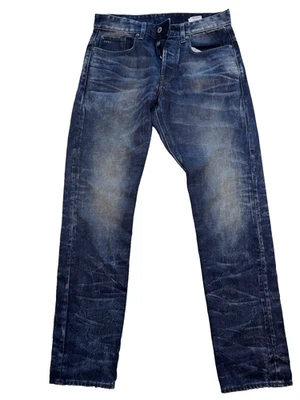 G-Star RAW 3301 Tapered Vintage Y2K Jeans Size W30 L32 Dark Blue Denim - Bild 1 von 4
