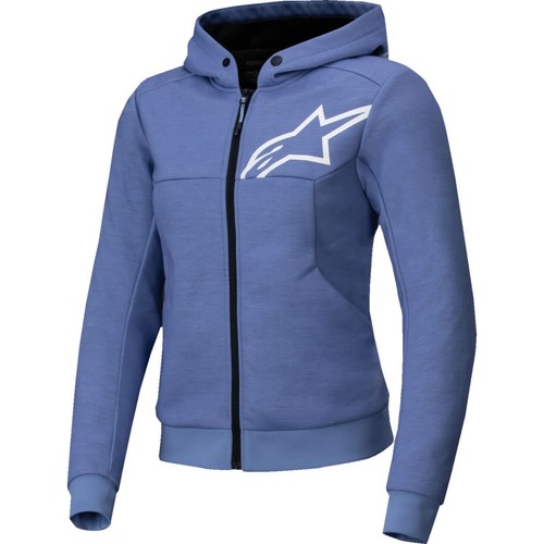 Alpinestars Stella Chrome v2 Sport Womens Hoodie (Medium, Blue Violet/White)